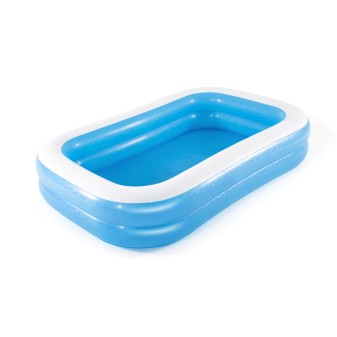 Piscine familiale gonflable translucide 2,62 m x 1,75 m x 51 cm
