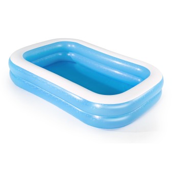 Piscine familiale gonflable translucide 2,62 m x 1,75 m x 51 cm Piscine familiale gonflable translucide 2,62 m x 1,75 m x 51 cm