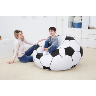 Fauteuil gonflable ballon de foot Beanless Soccer Ball pour enfants