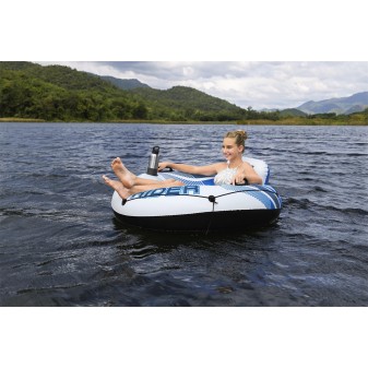 Bouée gonflable ronde pour rivière 135 cm Rapid Rider