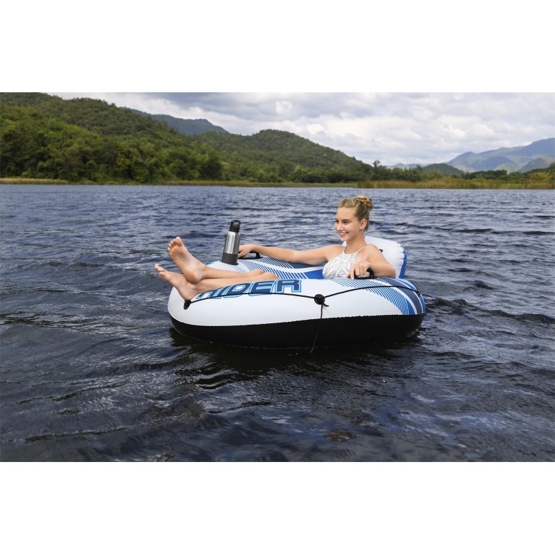Bouée gonflable ronde pour rivière 135 cm Rapid Rider Bouée gonflable ronde pour rivière 135 cm Rapid Rider