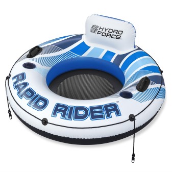Bouée gonflable ronde pour rivière 135 cm Rapid Rider