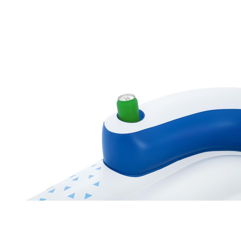 Matelas gonflable piscine 1 place Indigo Wave 191 x 107 cm Matelas gonflable piscine 1 place Indigo Wave 191 x 107 cm