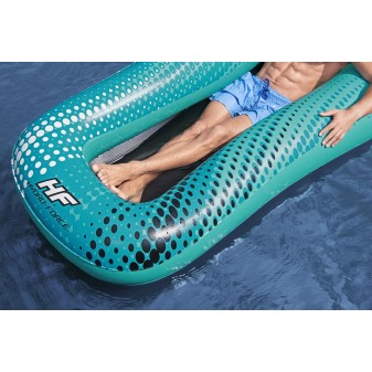 Matelas gonflable piscine 1 place filet Sol Venture 198 x 119 cm