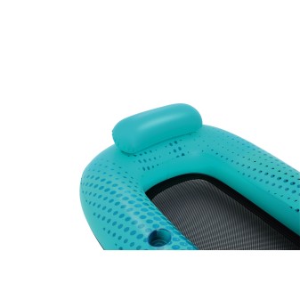 Matelas gonflable piscine 1 place filet Sol Venture 198 x 119 cm