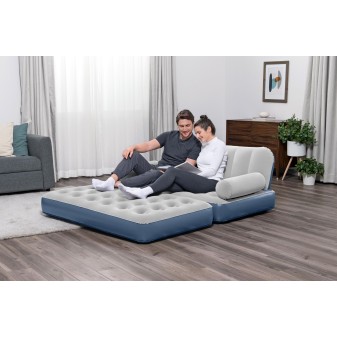 Canapé gonflable convertible 188x152x64 cm pompe électrique intégrée