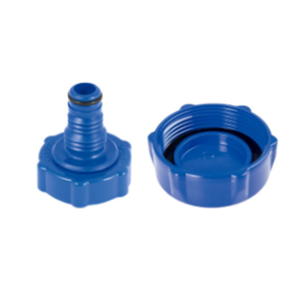 Kit bouchon de vidange et adaptateur pour tuyau (bleu) pour piscines Steel Pro, Steel Pro MAX et Fast Set Bestway