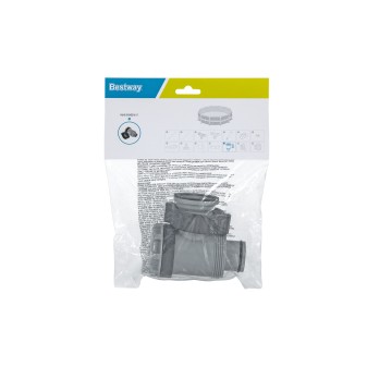 Vanne de régulation pièce de rechange Bestway, gris clair pour piscines avec raccord 38 mm