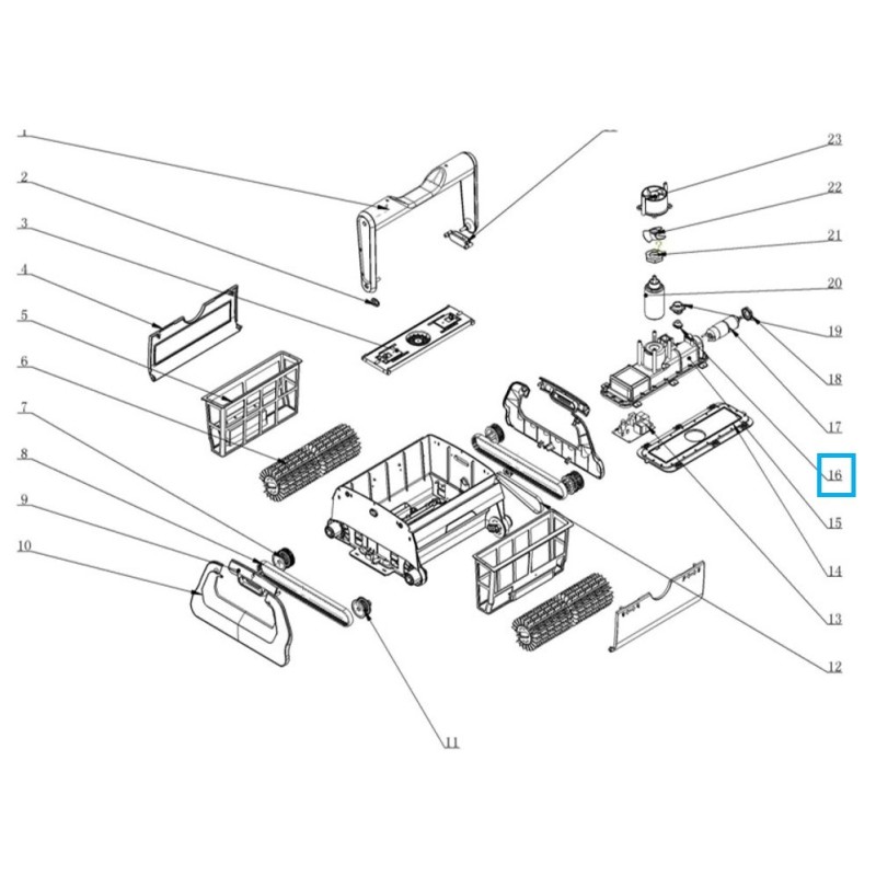 Bouchon moteur pour robot CLEAN O² 18265 Bouchon moteur pour robot CLEAN O² 18265