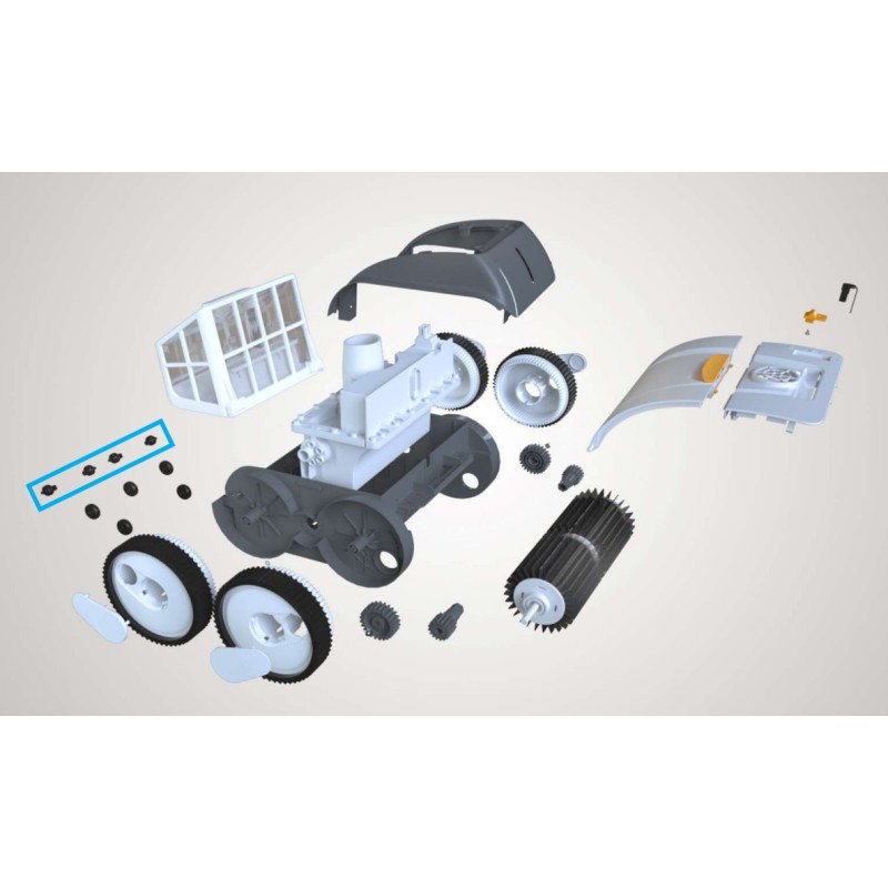 Roulette avant pour robot RUBY 16908 Roulette avant pour robot RUBY 16908