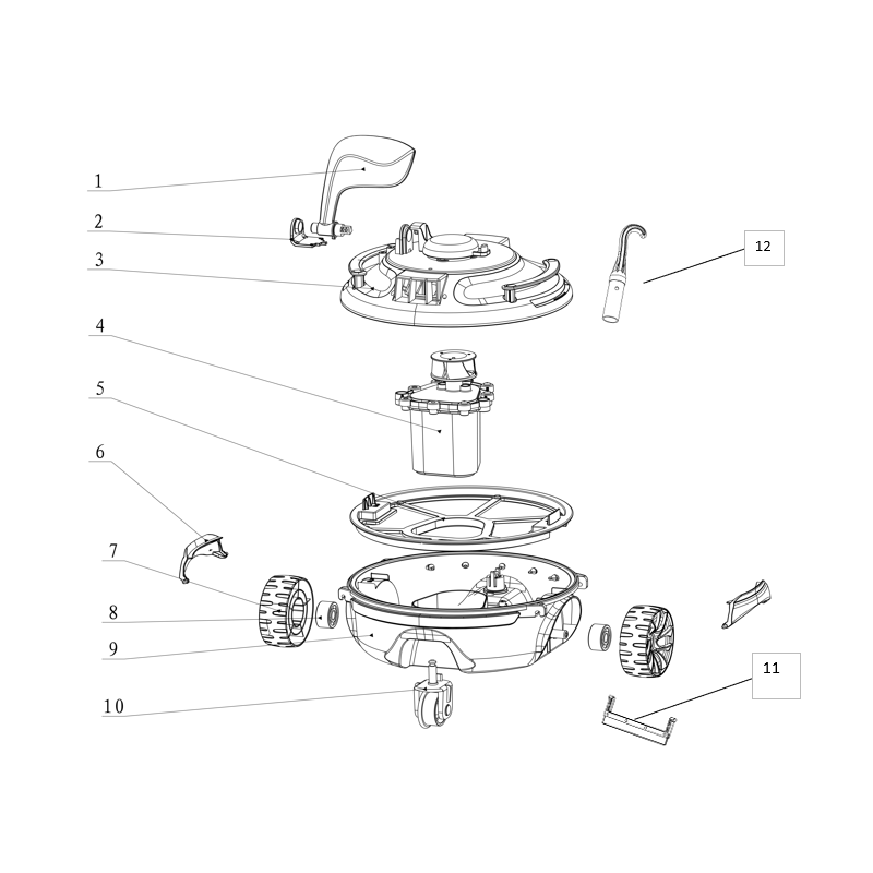Filtre pour robot Guppy 17523 et 18179