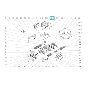 Cassette filtre sans filtre pour robot RAPTOR 58481 - Ancien modèle Cassette filtre sans filtre pour robot RAPTOR 58481 - Ancien modèle