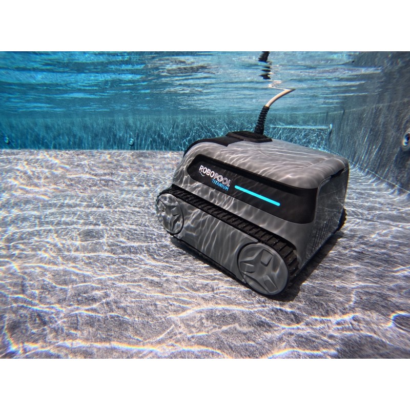Robot piscine Titanium - fond & parois - 5x10 m max