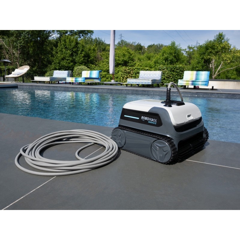 Robot piscine Graphite - fond & parois - 4x8 m max Robot piscine Graphite - fond & parois - 4x8 m max