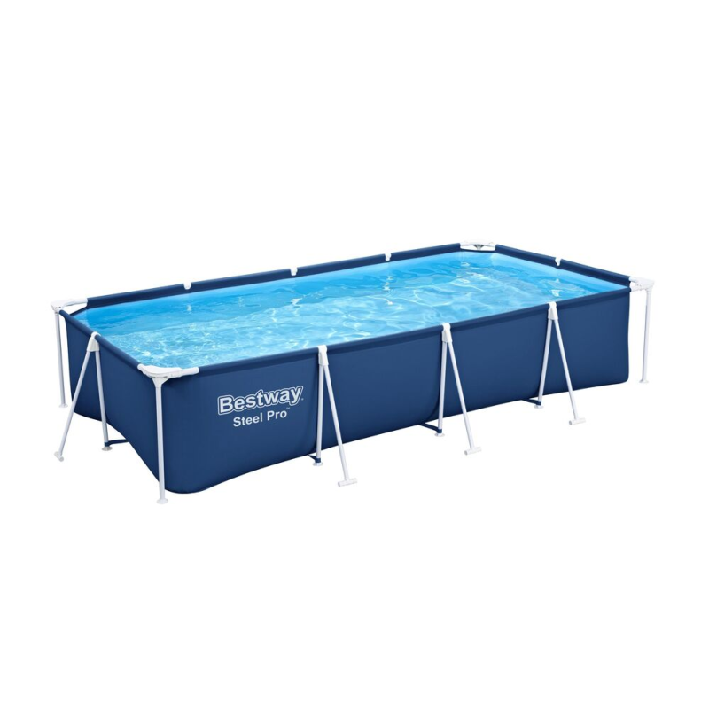 Piscine hors sol - Rectangulaire - Steel Pro - 400 x 211 x 81 cm