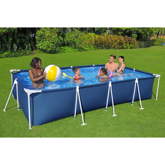 Piscine hors sol - Rectangulaire - Steel Pro - 400 x 211 x 81 cm