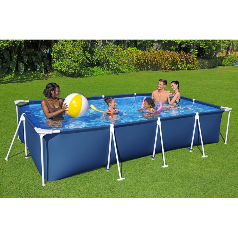 Piscine hors sol - Rectangulaire - Steel Pro - 400 x 211 x 81 cm