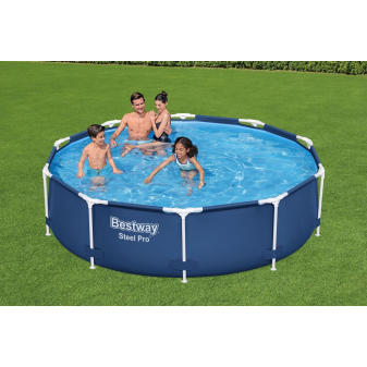 Piscine hors sol - Ronde - Steel Pro - 305 x 76 cm