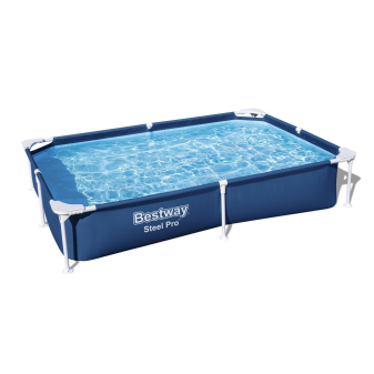 Piscine hors sol - Rectangulaire - Steel Pro - 221 x 150 x 43 cm