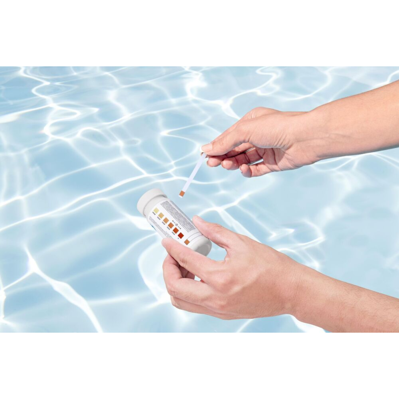 25 bandelettes de test d'eau salée