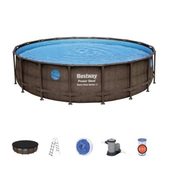 Piscine hors sol ronde 549x122cm SwimVista Series Piscine hors sol ronde 549x122cm SwimVista Series