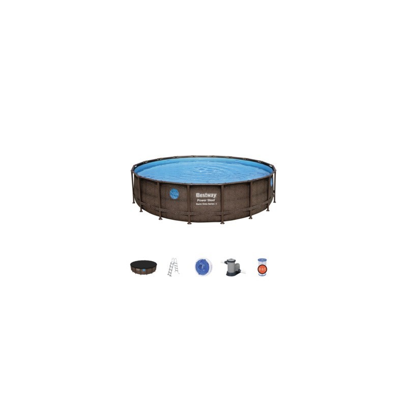 Piscine hors sol ronde 549x122cm SwimVista Series Piscine hors sol ronde 549x122cm SwimVista Series