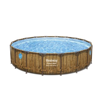 Piscine hors sol ronde  549x122 cm Power Steel Swim Vista