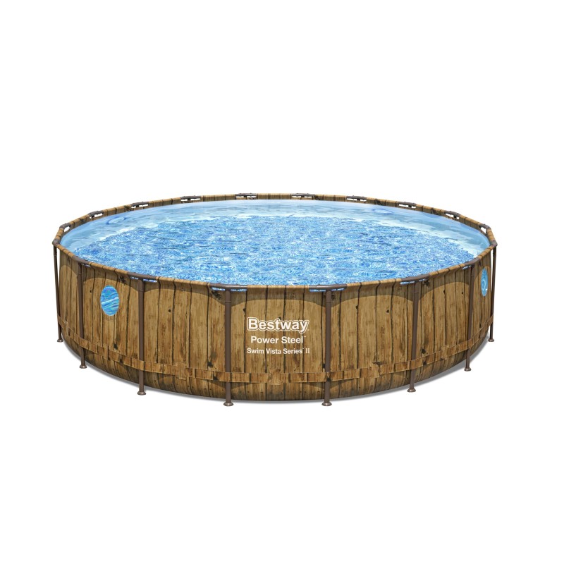 Piscine hors sol ronde  549x122 cm Power Steel Swim Vista