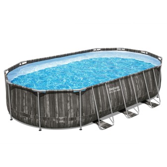 Piscine hors sol ovale 610 x 366 x 122 cm Power Steel