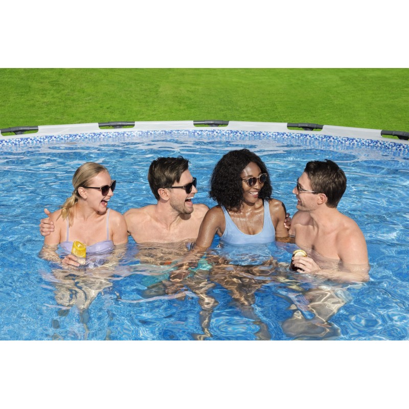 Piscine hors sol ronde 488 x 122 cm Steel Pro Max
