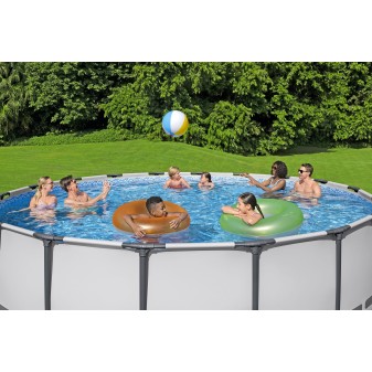 Piscine hors sol ronde 488 x 122 cm Steel Pro Max