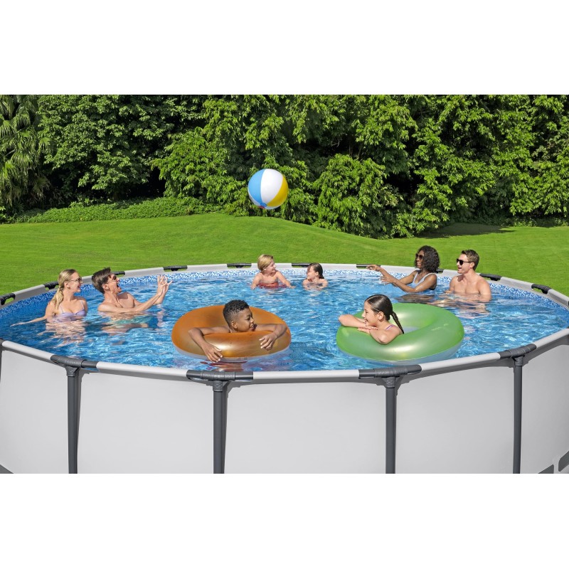 Piscine hors sol ronde 488 x 122 cm Steel Pro Max