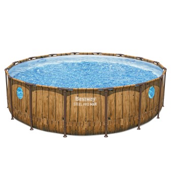 Piscine hors sol ronde  488x122 cm Power Steel Swim Vista