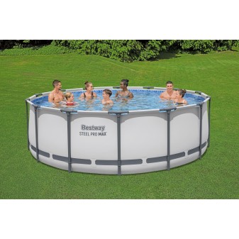 Piscine hors sol - Ronde - Steel Pro Max - 427 x 122 cm