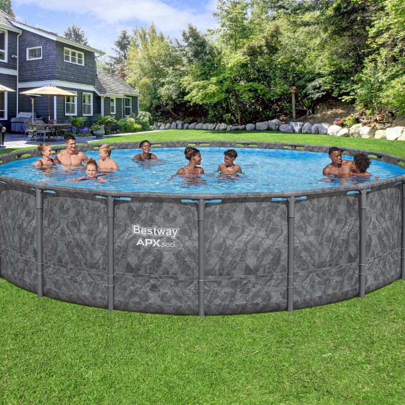 Piscine Tubulaire Ronde Bestway Power Steel APX 610x132