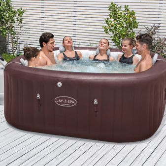 Spa gonflable carré Lay-Z-Spa Maldives Hydrojet Pro 5-7 personnes