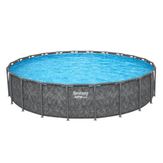 Piscine Tubulaire Ronde Bestway APX 365 671x132 Gris Foncé