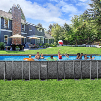 Piscine Tubulaire Rect. Bestway APX 365 956x488 Gris Foncé Piscine Tubulaire Rect. Bestway APX 365 956x488 Gris Foncé