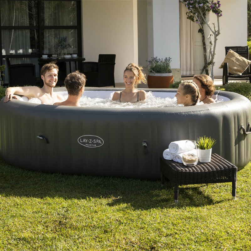 Spa gonflable ovale Lay-Z-Spa Mauritius Airjet 5-7 personnes
