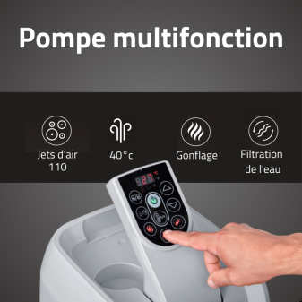 Spa gonflable rond Lay-Z-Spa Aruba Airjet 2-3 personnes