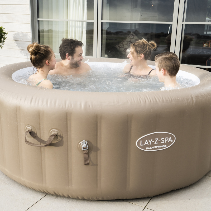 Spa gonflable rond Lay-Z-Spa Palm Springs 4-6 personnes 140 jets d'air