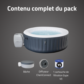 Spa gonflable rond Lay-Z-Spa Baja Airjet 2-4 personnes