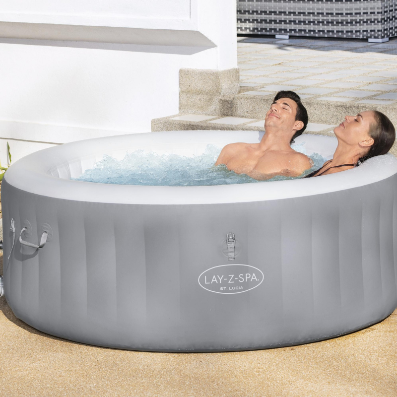 Spa gonflable rond 3 places Lay-Z-Spa St Lucia Airjet