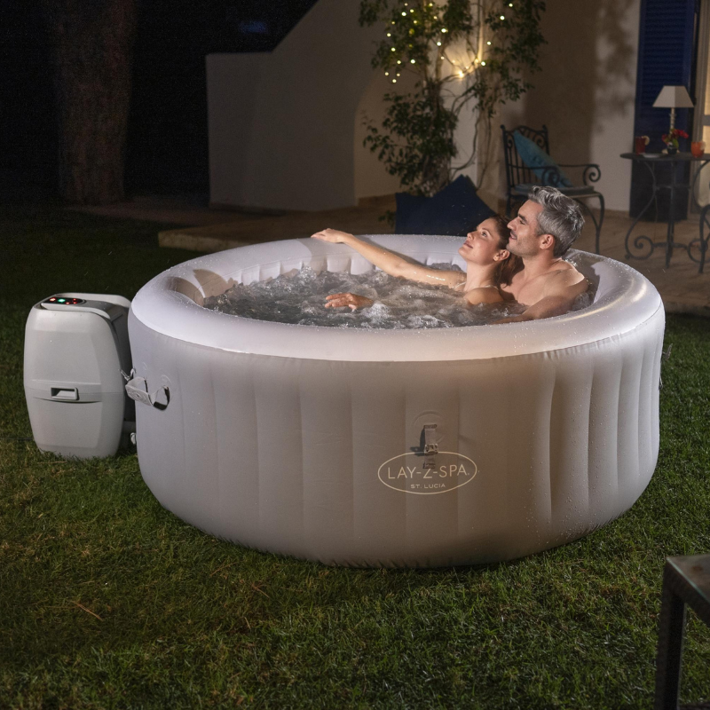 Spa gonflable rond 3 places Lay-Z-Spa St Lucia Airjet