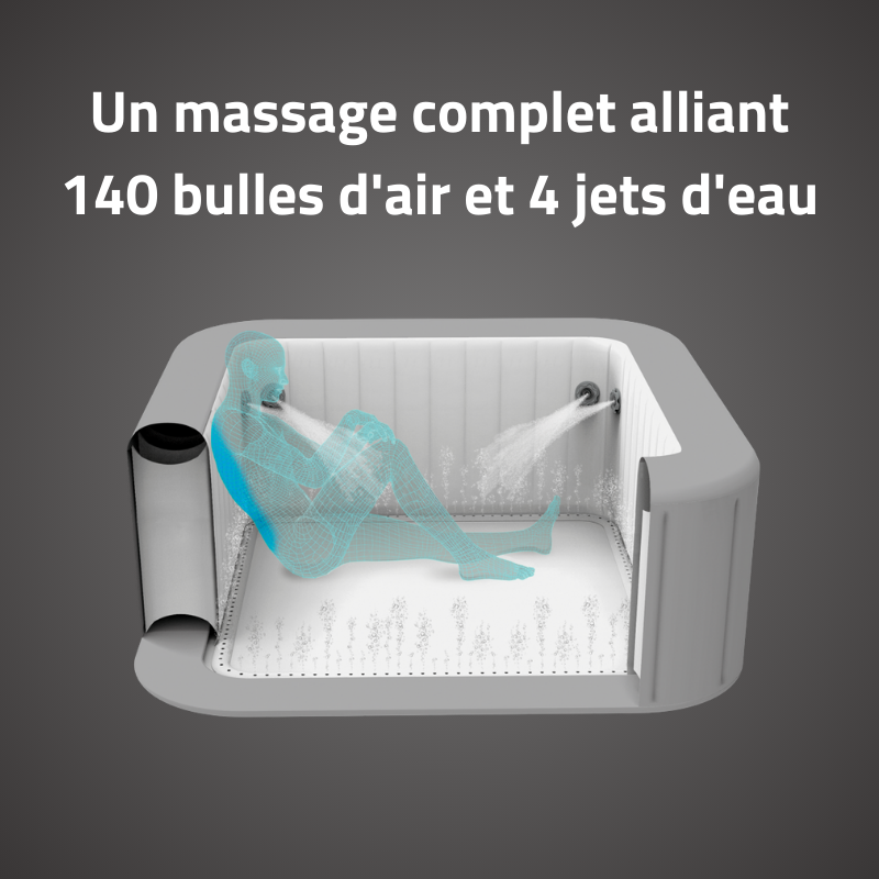 Spa gonflable rond Lay-Z-Spa Dominica HydroJet 4-6 personnes WIFI Bestway