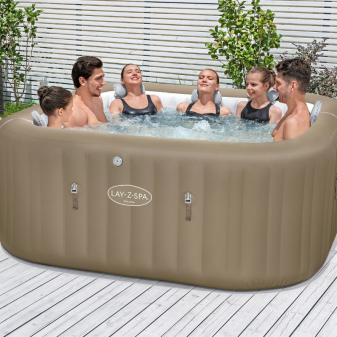 Spa gonflable carré Lay-Z-Spa Palma Hydrojet Pro 5-7 personnes