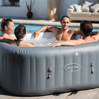 Spa gonflable carré Lay-Z-Spa Hawaii Hydrojet Pro 4-6 personnes