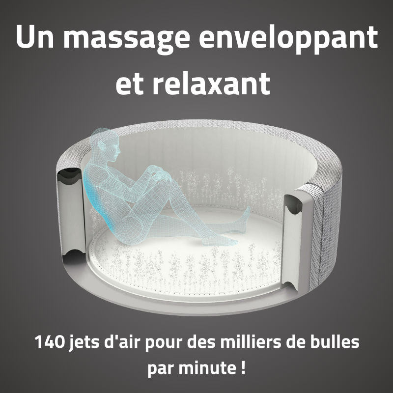 Spa gonflable rond Lay-Z-Spa Milan Airjet Plus 4-6 personnes