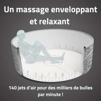 Spa gonflable rond Lay-Z-Spa Vancouver Airjet Plus 3-5 personnes