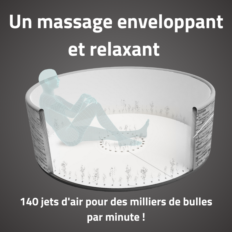 Spa gonflable rond Lay-Z-Spa Vancouver AirJet Plus 3-5 personnes WIFI Bestway Spa gonflable rond Lay-Z-Spa Vancouver AirJet Plus 3-5 personnes WIFI Bestway